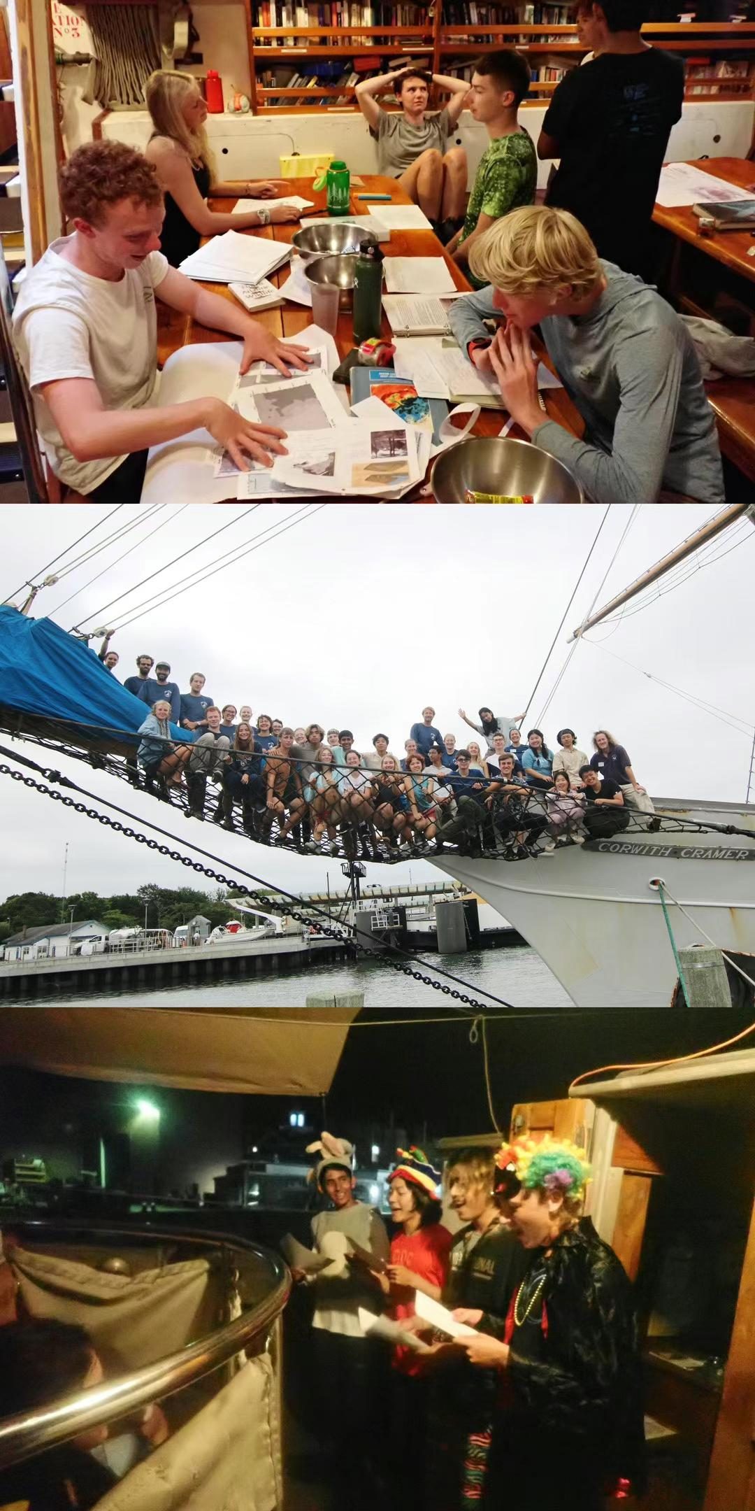 Life aboard the boat